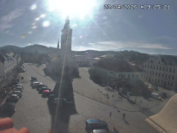 Náměstí, koste sv. Markéty