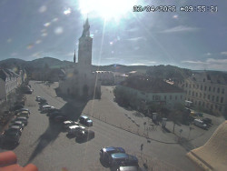 Náměstí, koste sv. Markéty