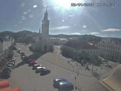 Náměstí, koste sv. Markéty