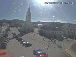 Náměstí, koste sv. Markéty