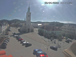 Náměstí, koste sv. Markéty