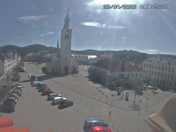 Náměstí, koste sv. Markéty