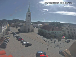 Náměstí, koste sv. Markéty