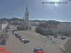 Náměstí, koste sv. Markéty