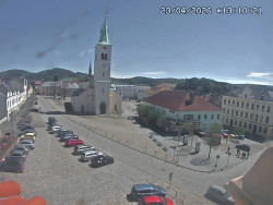 Náměstí, koste sv. Markéty