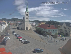 Náměstí, koste sv. Markéty