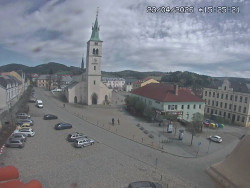 Náměstí, koste sv. Markéty