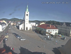 Náměstí, koste sv. Markéty