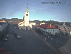 Náměstí, koste sv. Markéty