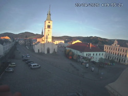 Náměstí, koste sv. Markéty