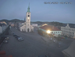 Náměstí, koste sv. Markéty