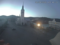 Náměstí, koste sv. Markéty