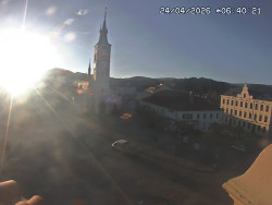 Náměstí, koste sv. Markéty