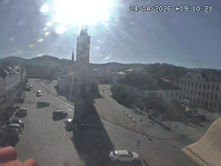 Náměstí, koste sv. Markéty