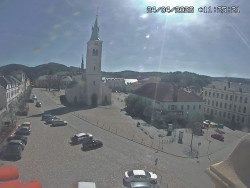 Náměstí, koste sv. Markéty