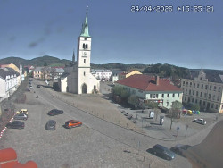 Náměstí, koste sv. Markéty