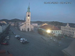 Náměstí, koste sv. Markéty