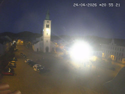 Náměstí, koste sv. Markéty