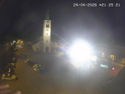 Náměstí, koste sv. Markéty