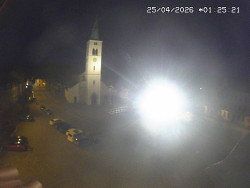 Náměstí, koste sv. Markéty