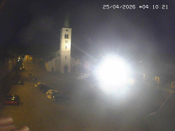 Náměstí, koste sv. Markéty