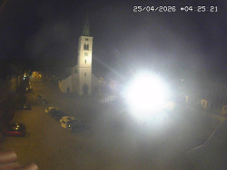 Náměstí, koste sv. Markéty