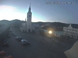 Náměstí, koste sv. Markéty