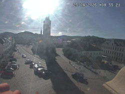 Náměstí, koste sv. Markéty