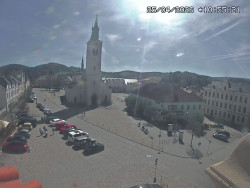 Náměstí, koste sv. Markéty