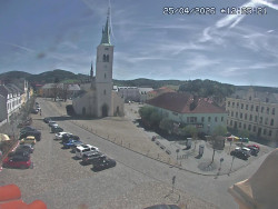 Náměstí, koste sv. Markéty