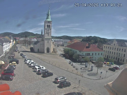 Náměstí, koste sv. Markéty