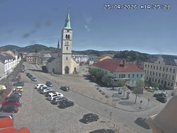 Náměstí, koste sv. Markéty