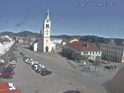 Náměstí, koste sv. Markéty