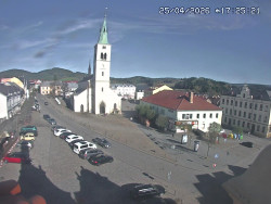 Náměstí, koste sv. Markéty