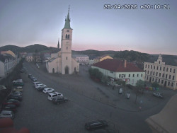 Náměstí, koste sv. Markéty