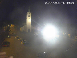 Náměstí, koste sv. Markéty