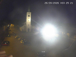 Náměstí, koste sv. Markéty