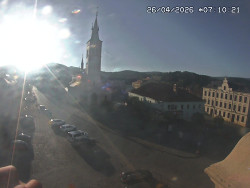 Náměstí, koste sv. Markéty