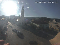 Náměstí, koste sv. Markéty