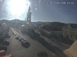 Náměstí, koste sv. Markéty