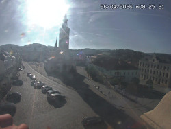 Náměstí, koste sv. Markéty