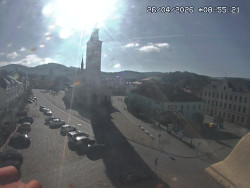 Náměstí, koste sv. Markéty