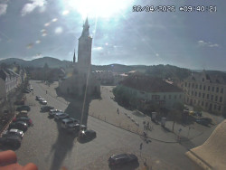 Náměstí, koste sv. Markéty