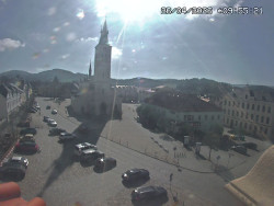 Náměstí, koste sv. Markéty