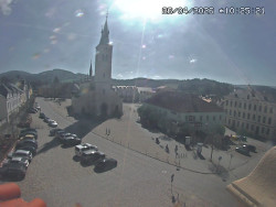 Náměstí, koste sv. Markéty