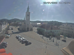 Náměstí, koste sv. Markéty