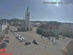 Náměstí, koste sv. Markéty