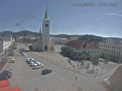 Náměstí, koste sv. Markéty