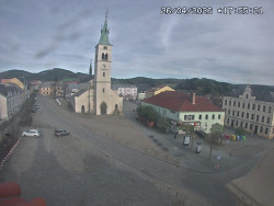 Náměstí, koste sv. Markéty