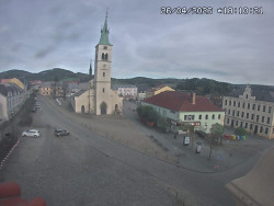 Náměstí, koste sv. Markéty